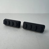 NOS Vintage Bicycle V-Brake Brake Pads Shoes Pair Threaded Post Black MTB BMX