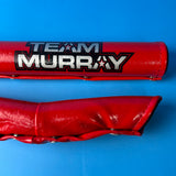 OLD SCHOOL BMX TEAM MURRAY RED / SILVER / BLACK PAD SET VINTAGE NOS
