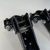 OLD SCHOOL BMX FREESTYLE BLACK FORK STANDERS PEGS FIT GT PRO PERFORMER PFT DYNO
