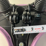 BICYCLE SEAT LARGE WIDE COMFORT SPRING SEAT HEAVY DUTY QUALITY PURPLE