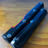 OLD SCHOOL BMX BAJA MURRAY BLACK PAD SET VINTAGE NOS