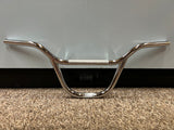 FREE STYLE BICYCLE HANDLEBAR FITS GT MONGOOSE BMX & OTHERS CHROME NEVER USED
