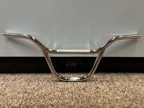 FREE STYLE BICYCLE HANDLEBAR FITS GT MONGOOSE BMX & OTHERS CHROME NEVER USED
