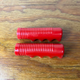 HUNT WILDE RED BICYCLE GRIPS 5/8" ID. 3-3/8" LONG FITS ELGIN AMF HUFFY COLSON NOS