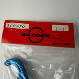 NOS Dia-Compe MX120 Tech 2 Left Front Brake Lever Blue BMX Japan L-1 w/ Clamp