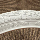 BICYCLE TIRE 20 X 1.95 WHITE WALL FIT OLD SCHOOL BMX GT MONGOOSE SCHWINN OTHER