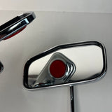 BICYCLE MIRROR FITS SCHWINN STINGRAY SEARS MUSCLE BALLOON RED