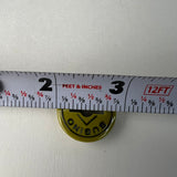 SUGINO BMX CRANK DUST CAPS YELLOW FOR 80-87 OLD SCHOOL CT MAXY CROSS SUPER GT