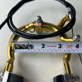 VINTAGE NOS BMX DIA COMPE 1020 REAR BRAKE WITH LEVER ANODIZED GOLD 5583 JAPAN