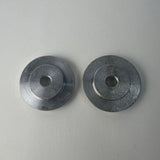 Vintage BSA Style Motorcycle Handlebar Grip End Caps Aluminum Pair