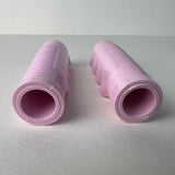 LIGHT PINK TRICYCLE GRIPS 5/8" ID. 3-3/8" LONG FITS ELGIN AMF HUFFY COLSON NOS