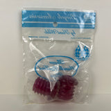 BICYCLE HANDLE BAR PLUGS VIOLET / PURPLE FIT SCHWINN SEARS SCREAMER AND OTHERS