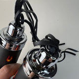 FLAME BICYCLE GRIPS LEATHER & STREAMERS FOR CHOPPER SEARS SCHWINN OTHERS NEW