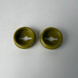 SUGINO BMX CRANK DUST CAPS YELLOW FOR 80-87 OLD SCHOOL CT MAXY CROSS SUPER GT