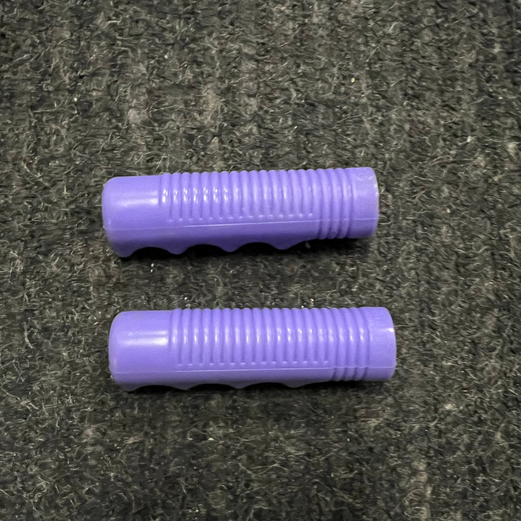 VINTAGE PURPLE TRICYCLE GRIPS 5/8" ID. 3-3/8" LONG FITS ELGIN AMF HUFFY COLSON NOS