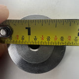 Vintage BSA Style Motorcycle Handlebar Grip End Caps Aluminum Pair