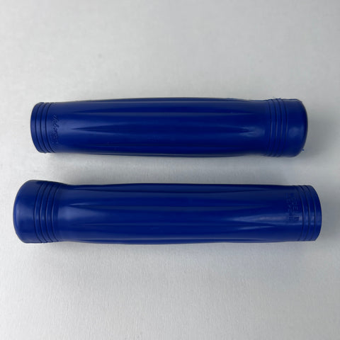 BICYCLE COKE BOTTLE BLUE GRIPS 4-7/8" LONG FITS SEARS HUFFY & OTHERS VTG NOS