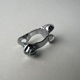 HURET CHAIN STAY CABLE GUIDE STOP FOR ROAD BIKES CLAMP-ON VINTAGE NOS