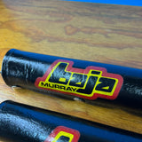 OLD SCHOOL BMX BAJA MURRAY BLACK PAD SET VINTAGE NOS