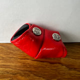 OLD SCHOOL RAD PAD BMX BICYCLE BAR STEM NECK PAD RED VINTAGE NOS