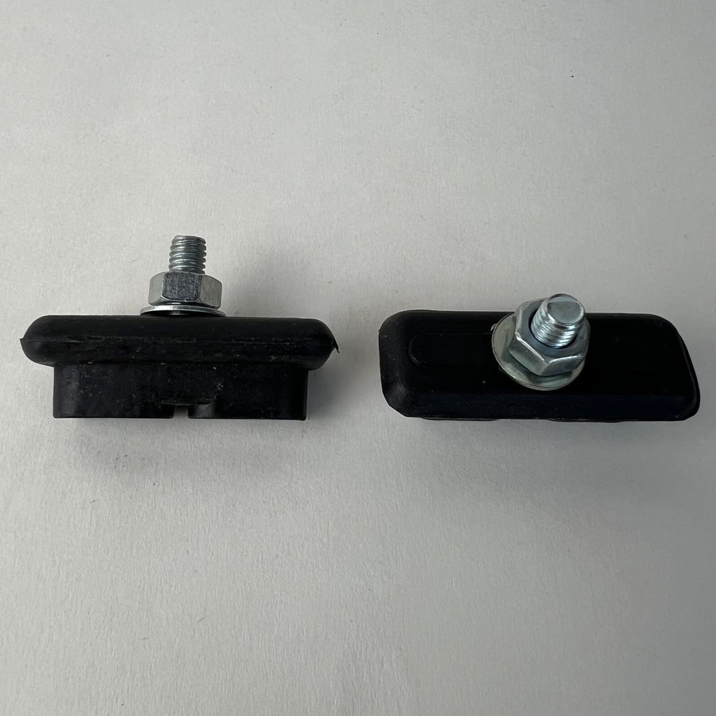 BUCKEYE BMX BRAKE PADS FOR MAG WHEELS BLACK FITS SKYWAY TUFF WHEELS & OTHERS NOS