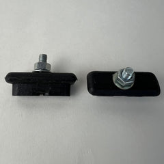 BUCKEYE BMX BRAKE PADS FOR MAG WHEELS BLACK FITS SKYWAY TUFF WHEELS & OTHERS NOS