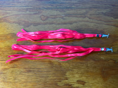 BICYCLE STREAMERS VINTAGE GREAT QUALITY HOT PINK NOS FITS SCHWINN & OTHERS
