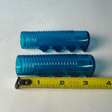 HUNT WILDE BLUE TRICYCLE GRIPS 3/4" ID 3-3/8" LONG ELGIN AMF HUFFY COLSON NOS