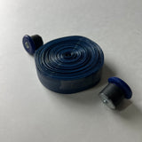 BICYCLE HANDLEBAR TAPE & PLUGS SOLID BLUE FITS MURRAY SCHWINN OTHERS VINTAGE NOS