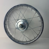 Vintage 16" Bicycle Front Wheel Sun Metal Rim Drum Brake Schwinn Stingray Style