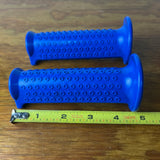 OLD SCHOOL BMX HANDLEBAR GRIPS BLUE COBRA MX OCTOPUS BICYCLE VINTAGE NOS