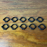 10X BICYCLE DOUBLE CABLE CLAMPS FITS SCHWINN MURRAY HUFFY & OTHERS NOS