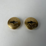 SUGINO BMX CRANK DUST CAPS GOLD FOR OLD SCHOOL BMX BIKES