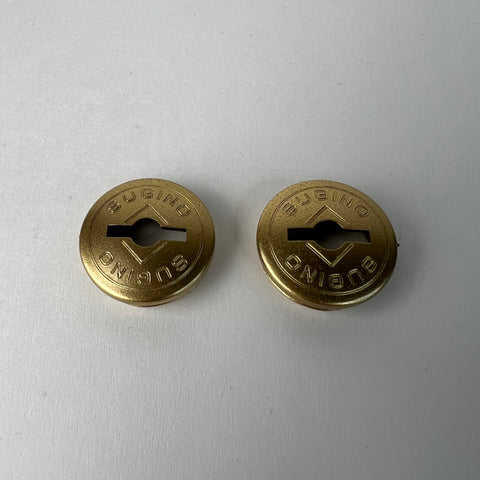 SUGINO BMX CRANK DUST CAPS GOLD FOR OLD SCHOOL BMX BIKES