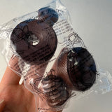 BICYCLE HANDLE BAR TAPES / PLUGS DARK BROWN FITS SCHWINN MURRAY & OTHERS NOS