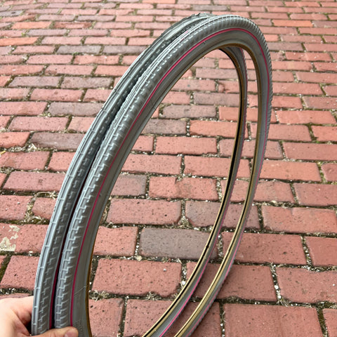 BICYCLE TIRES 24 X 1 3 8 37 540 FITS HUFFY SEARS MURRAY OTHERS VINTAGE NOS