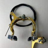 VINTAGE NOS BMX DIA COMPE 1020 REAR BRAKE WITH LEVER ANODIZED GOLD 5583 JAPAN