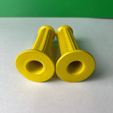 OLD SCHOOL BMX GRIPS WINNERS CIRCLE YELLOW OG 1970S 1980S RACE VINTAGE NOS