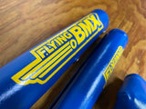 OLD SCHOOL BMX FLYING O BLUE & YELLOW PAD SET VINTAGE NOS