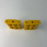 VINTAGE TRICYCLE PEDALS YELLOW 7/16" ID FITS ELGIN COLSON MURRAY HUFFY AMF NOS