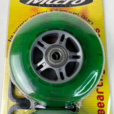 HUFFY MICRO REPLACEMENT SEALED BEARING WHEELS GREEN MODEL #99941