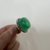 BICYCLE REFLECTOR JEWEL GREEN CHARLES GULOTTA CO USA MADE FOR SCHWINN OTHERS NOS