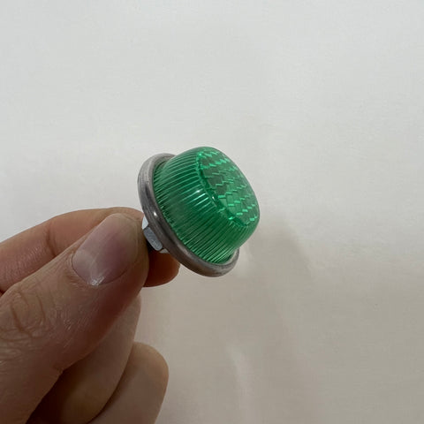 BICYCLE REFLECTOR JEWEL GREEN CHARLES GULOTTA CO USA MADE FOR SCHWINN OTHERS NOS