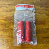 HUNT WILDE RED BICYCLE GRIPS 5/8" ID. 3-3/8" LONG FITS ELGIN AMF HUFFY COLSON NOS