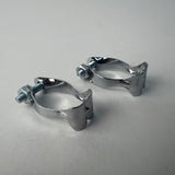 Vintage Bicycle Double Cable Clamps 5/8" Frame Tube Road Touring Bike NOS Pair