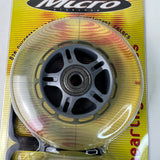 HUFFY MICRO REPLACEMENT SEALED BEARING WHEELS CLEAR MODEL #99921