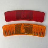 Vintage Schwinn Bicycle Wheel Reflectors Model 5621C Red & Amber Pair Original