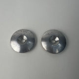 Vintage BSA Style Motorcycle Handlebar Grip End Caps Aluminum Pair