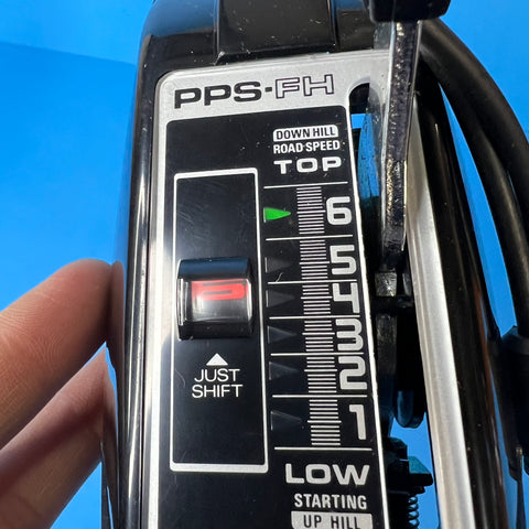 SHIMANO 6-SPEED SHIFTER ASSEMBLY SL-PF60 WITH POSITRON CABLE