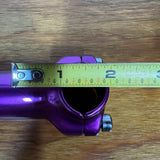 BICYCLE HANDLE BAR STEM FITS OLD SCHOOL MOUNTAIN BIKE 1990S PURPLE 21.1